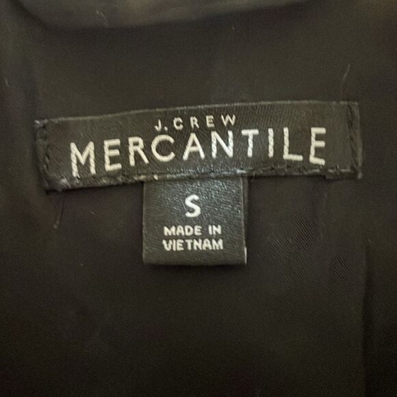 J. Crew Mercantile long puffer coat black Size S - Picture 9 of 10